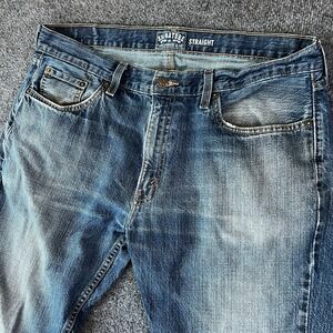 Signature By Levi Strauss & Co. Jeans Mens 38x29 Blue Cotton‎ Mid Rise Straight